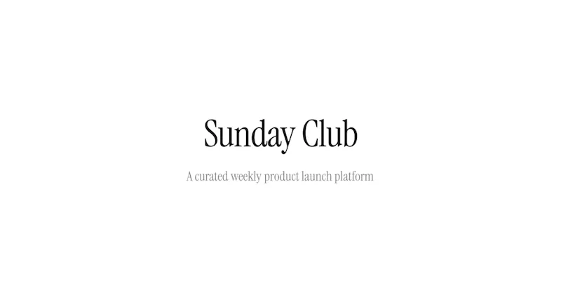 Sunday Club screenshot 1