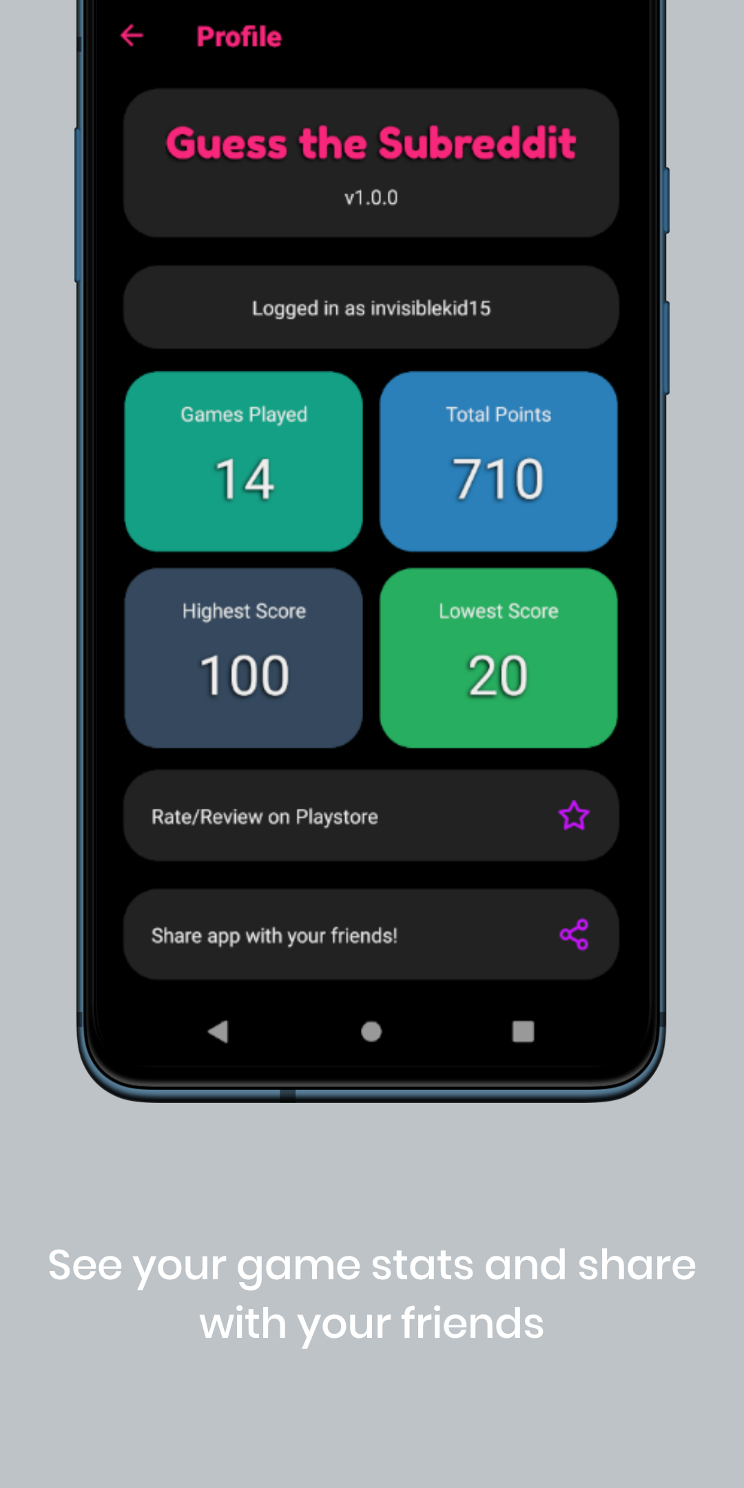 Guess the Subreddit - Reddit Quiz Game gallery image