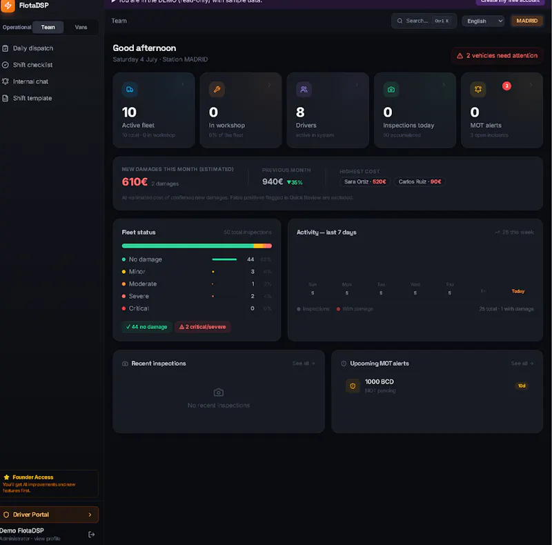 FlotaDSP screenshot 1