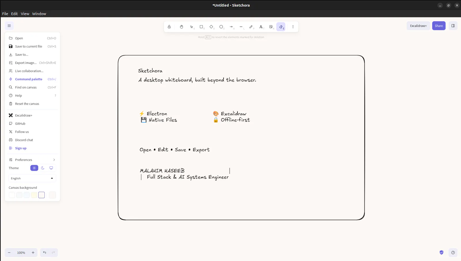 Sketchora screenshot 1