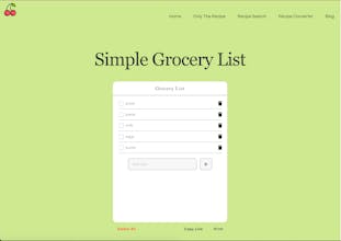 Simple Grocery List gallery image