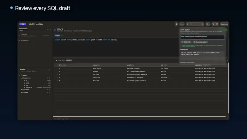 LithePG screenshot 1 (video preview)