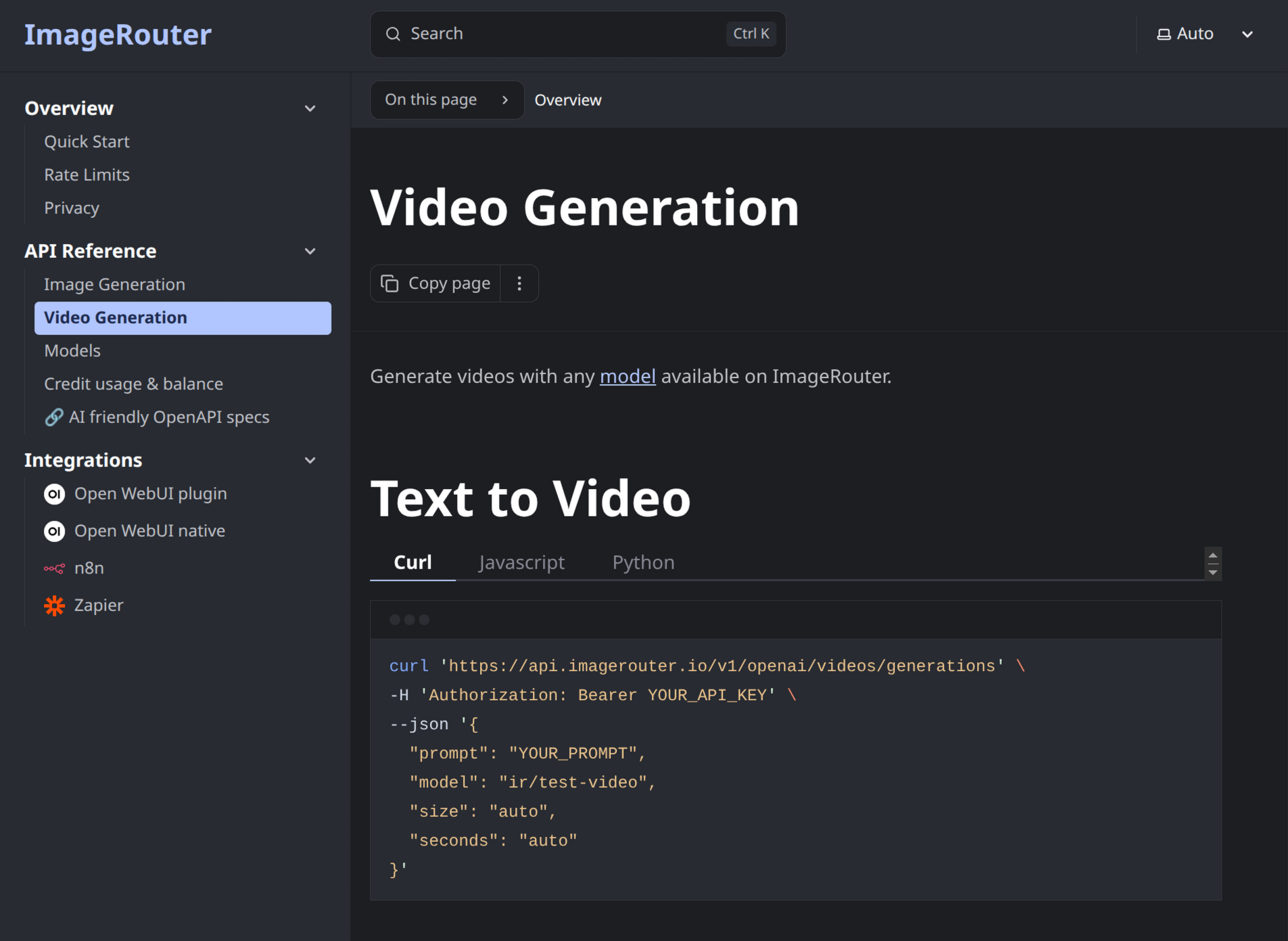 ImageRouter AI Videos gallery image