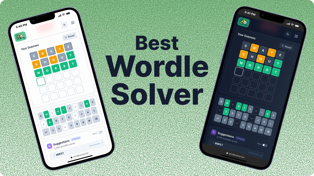 NYT Wordle Solver ~ 3.3 guesses gallery image