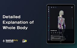 3D anatomy by teamLabBody media 3