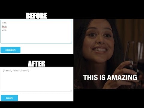 Convert Lines to JS Array gallery image
