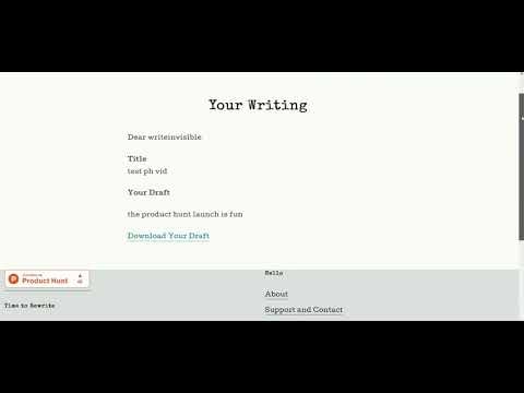 Write Invisible gallery image