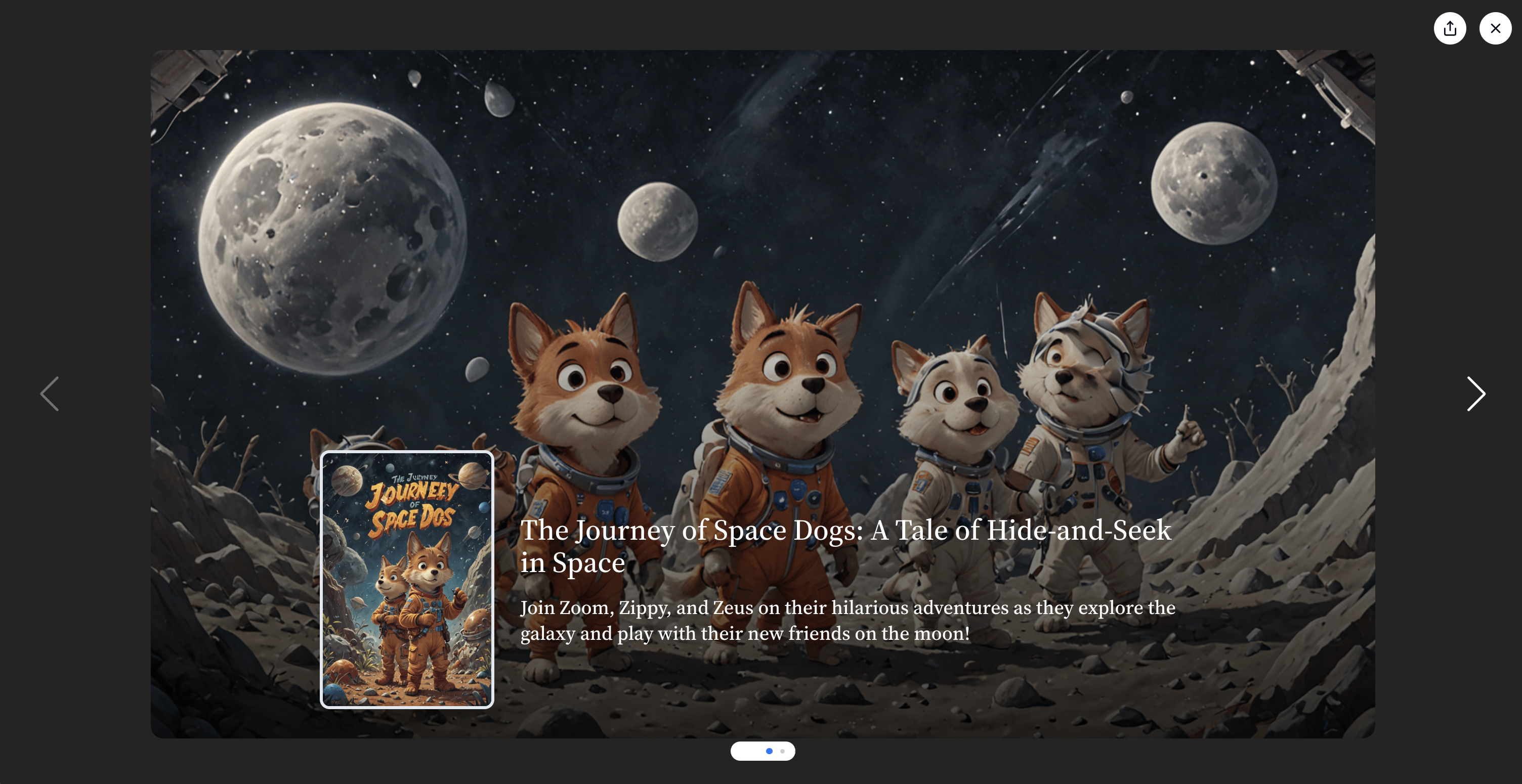 Dearbook - KI-betriebener Kinderbuchschöpfer Medien 1