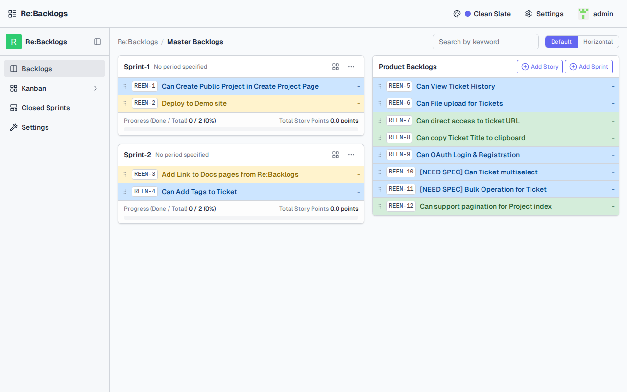 Re:Backlogs gallery image