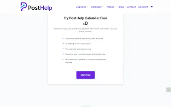 PostHelp Calendar gallery image