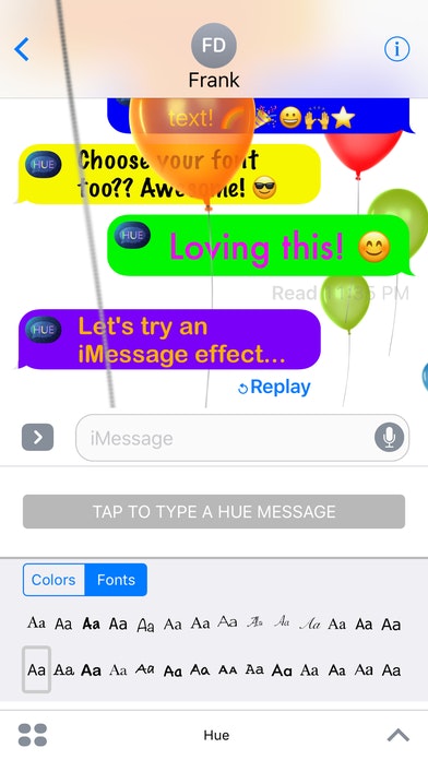 Hue - Color and Fonts for iMessages gallery image