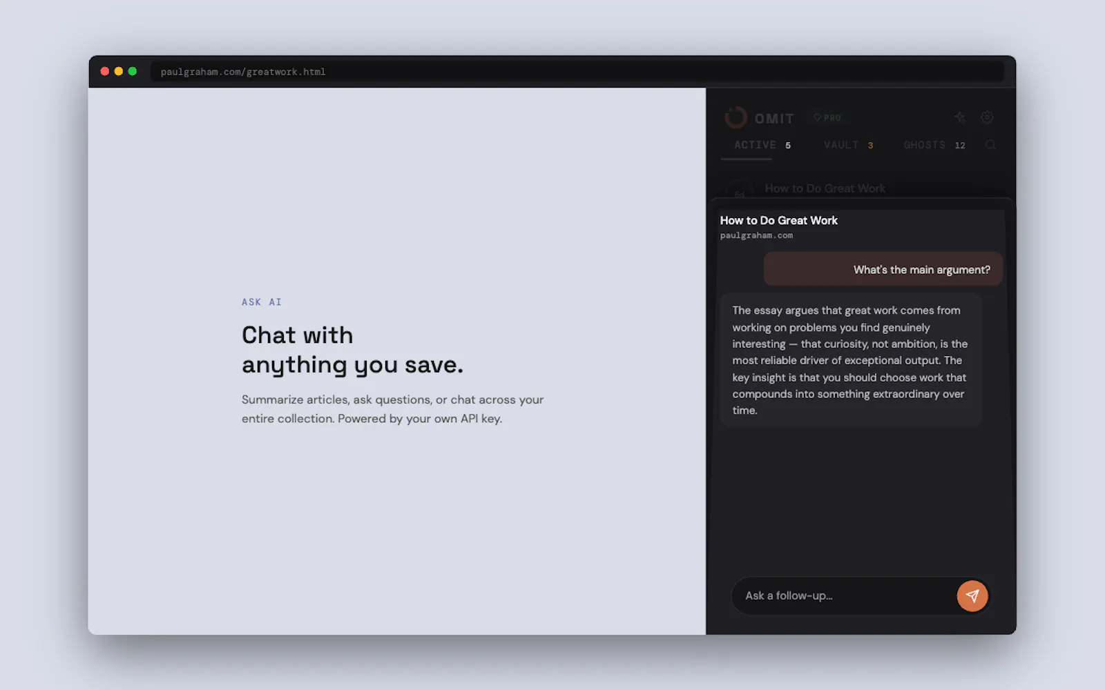 Omit - Self-destructing bookmarks screenshot 3