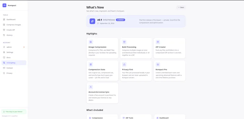 Kompact screenshot 4