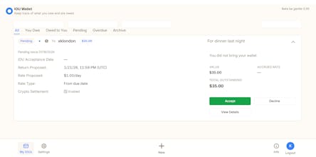 IOU Wallet gallery image