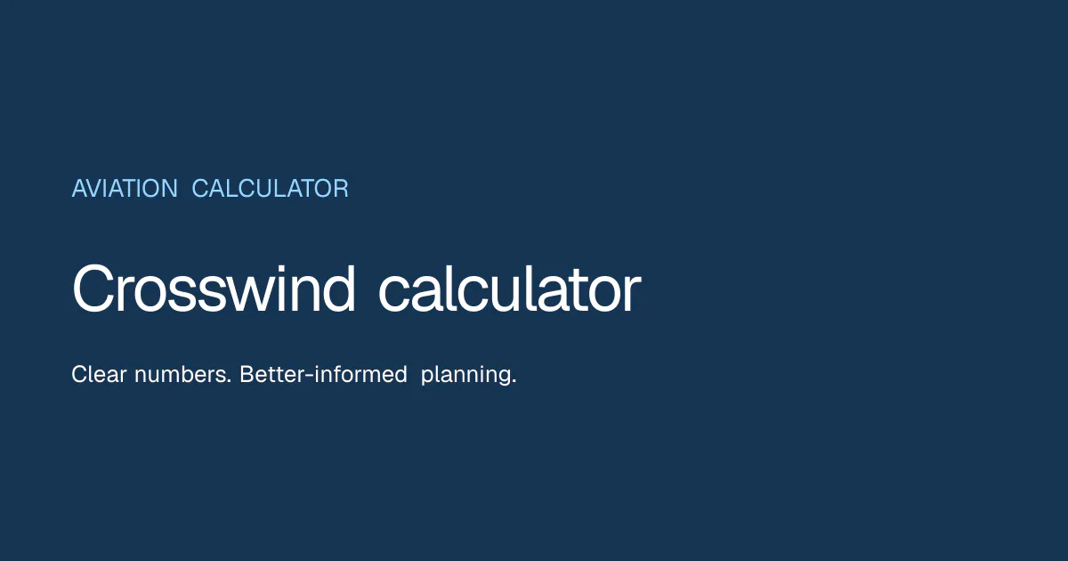 Aviation calculator gallery image