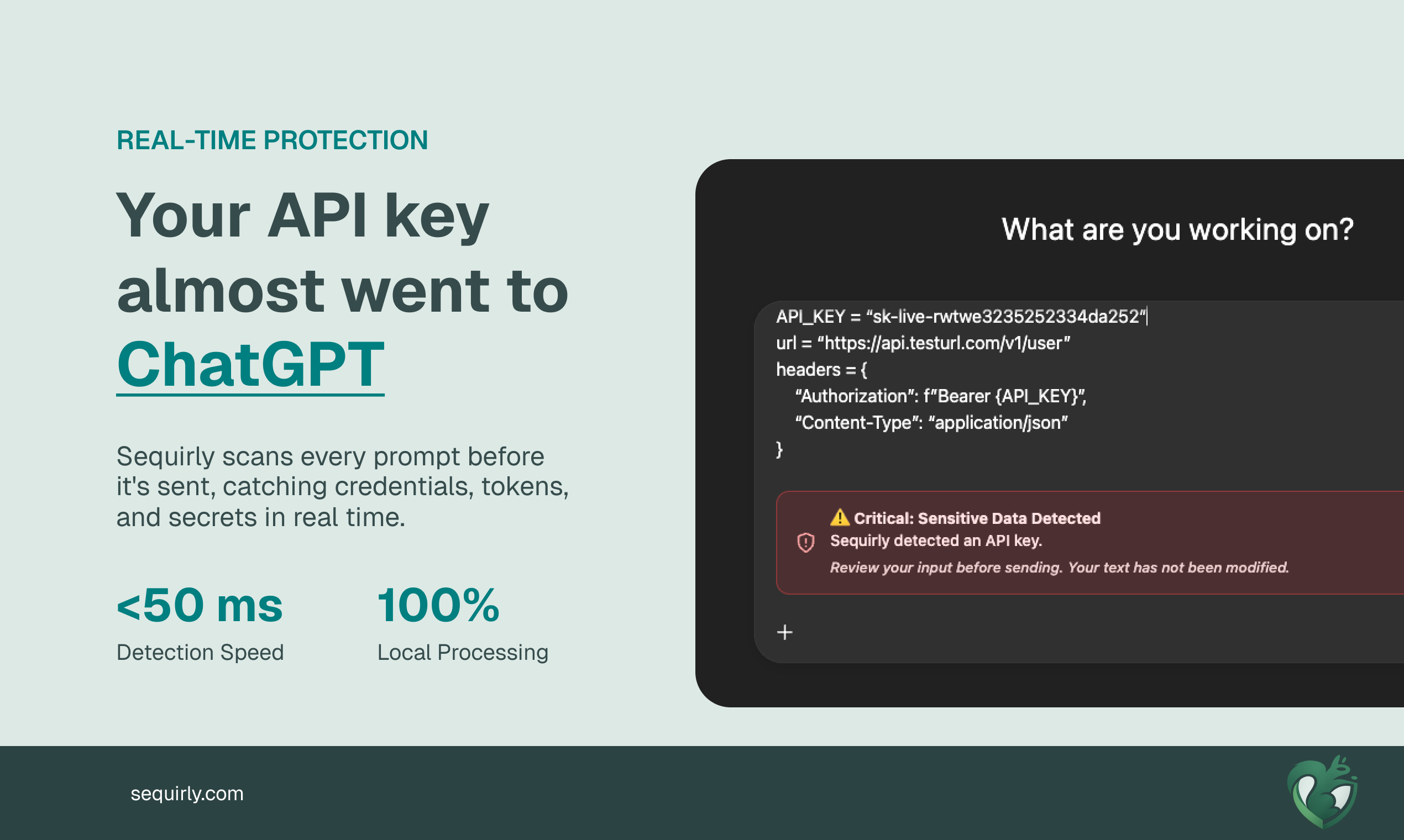 Sequirly - Main product screenshot demonstrating key features and user interface