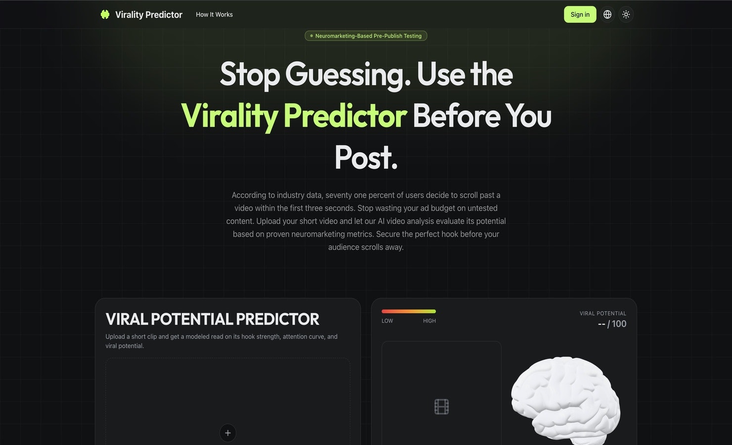 Virality Predictor gallery image