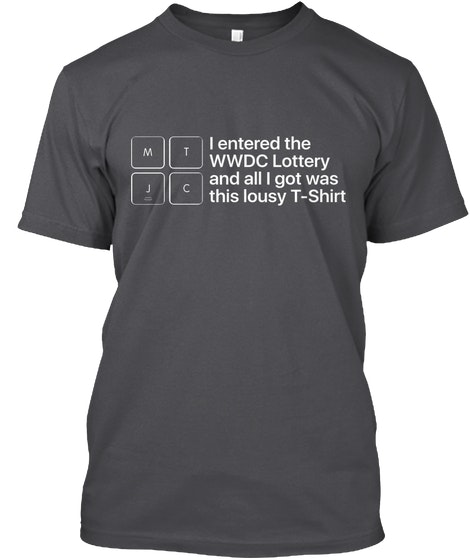 2018 MTJC T-Shirt WWDC Lottery