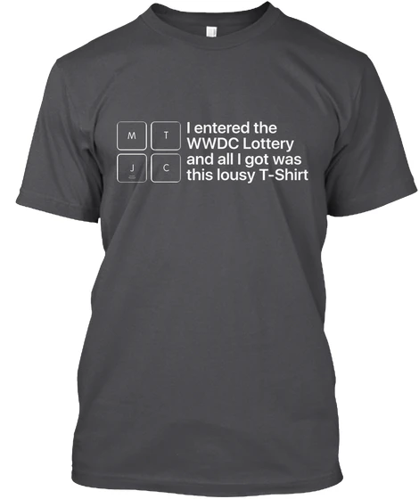 2018 MTJC T-Shirt WWDC Lottery