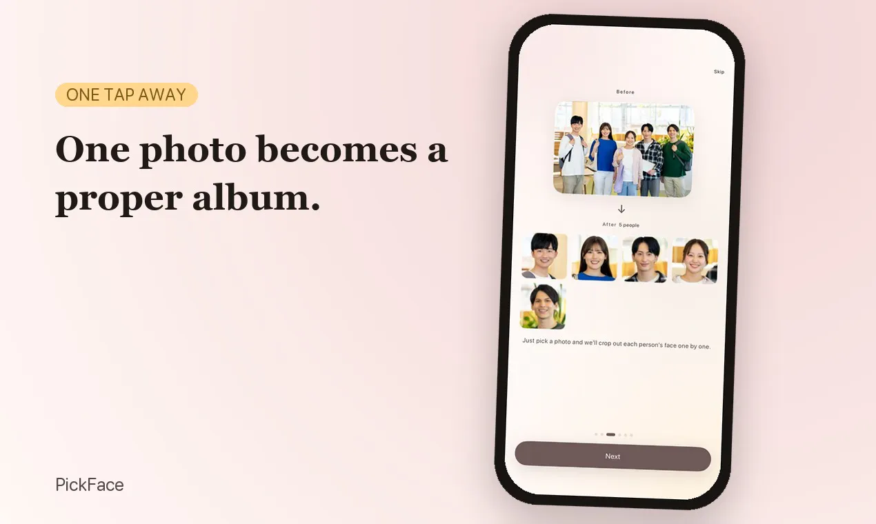 PickFace: Face Album Maker screenshot 3