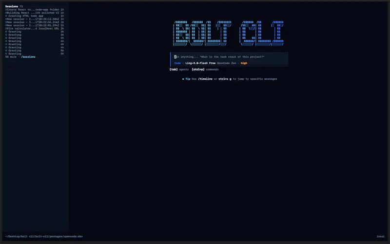 Bolt cli screenshot 3