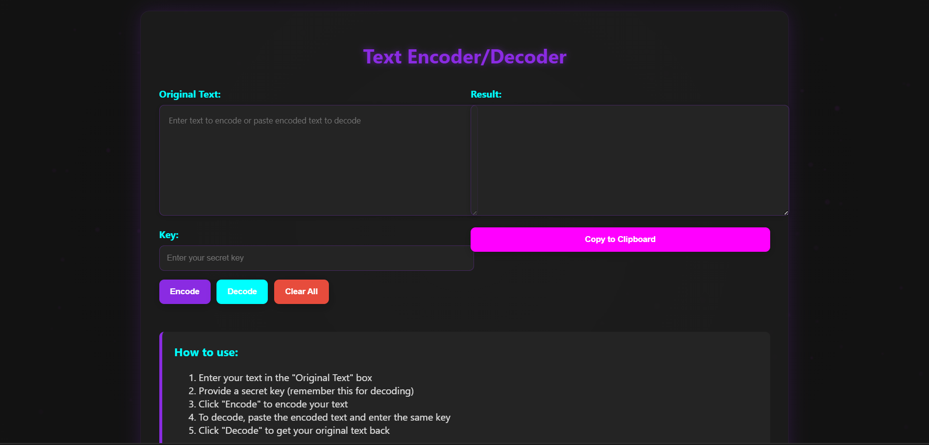 Text Encoder/Decoder - "Ihre Worte, in digitalem Schatten eingewickelt" Medien 1