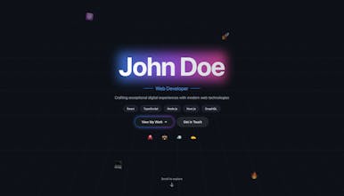 Developer Portfolio Templates gallery image