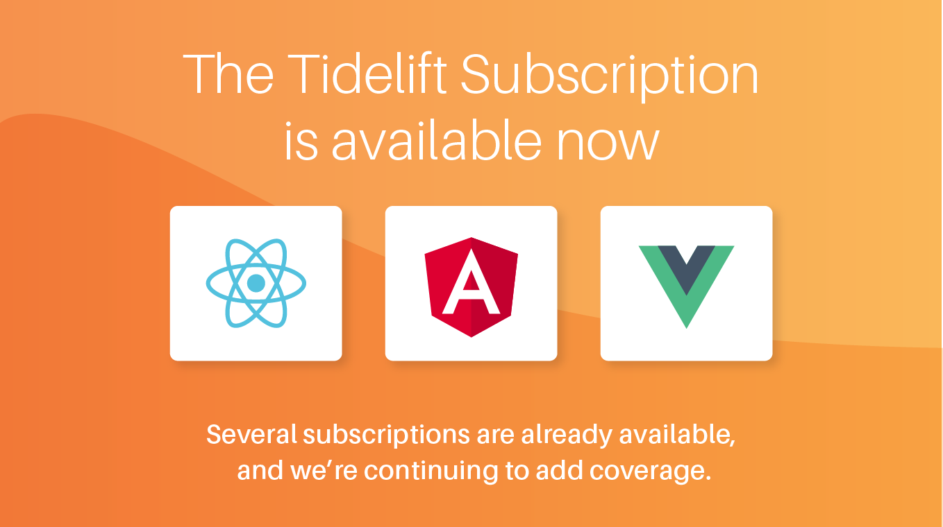 The Tidelift Subscription gallery image