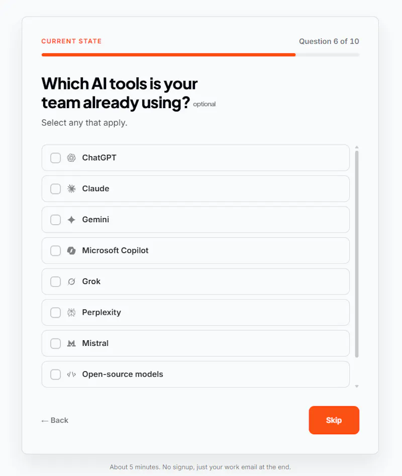 90-Day AI Roadmap Builder screenshot 3