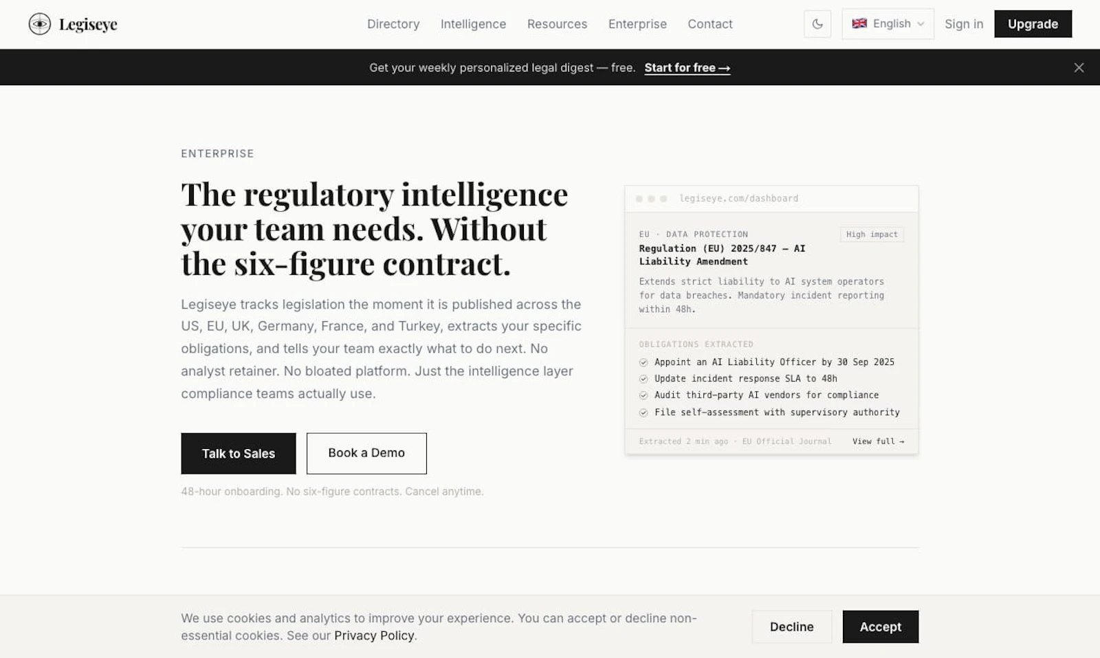 Legiseye screenshot 1