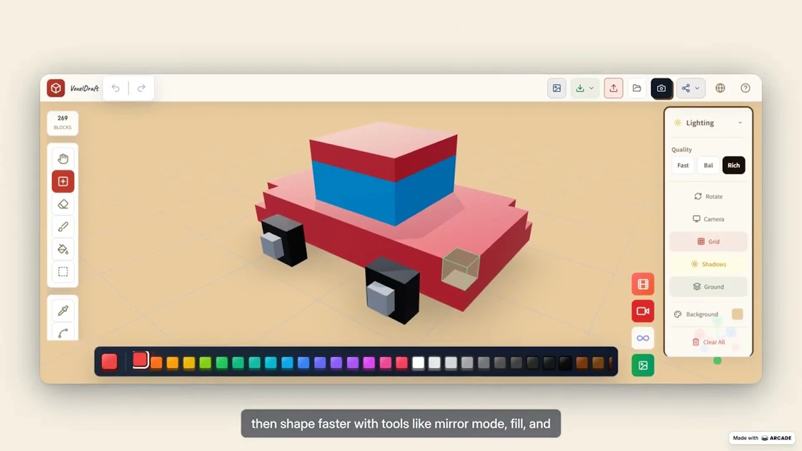 VoxelDraft screenshot 1 (video preview)