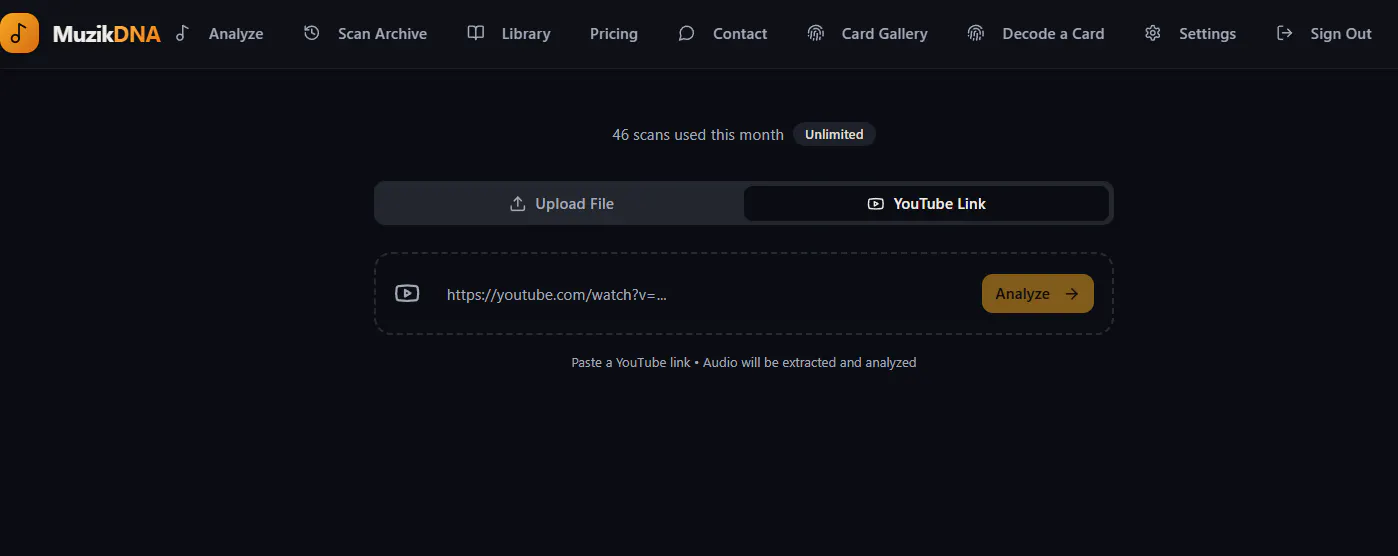 MuzikDNA screenshot