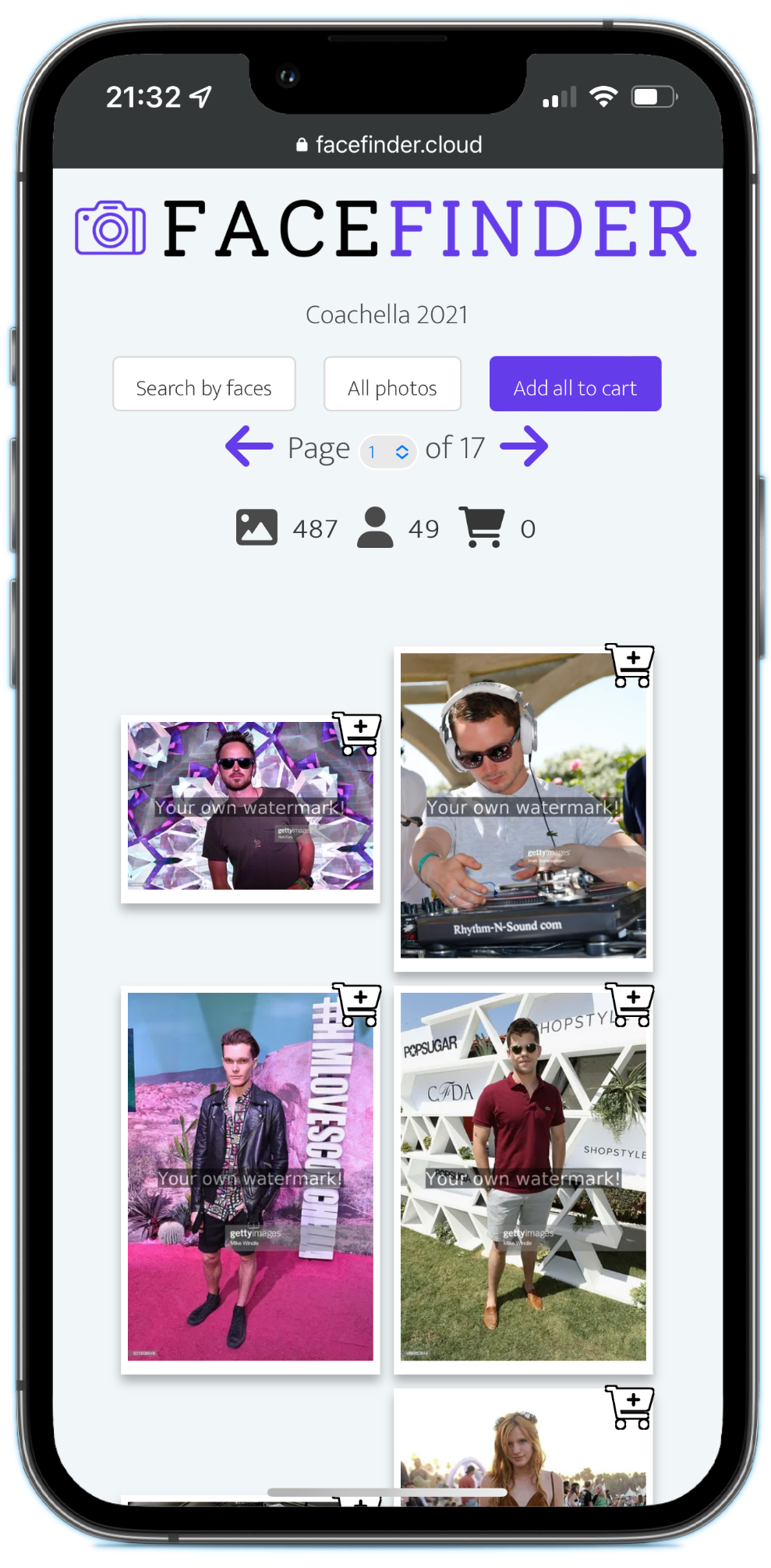FaceFinder gallery image