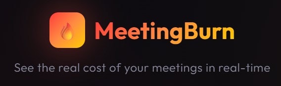 MeetingBurn - Product Hunt launch logo and brand identity