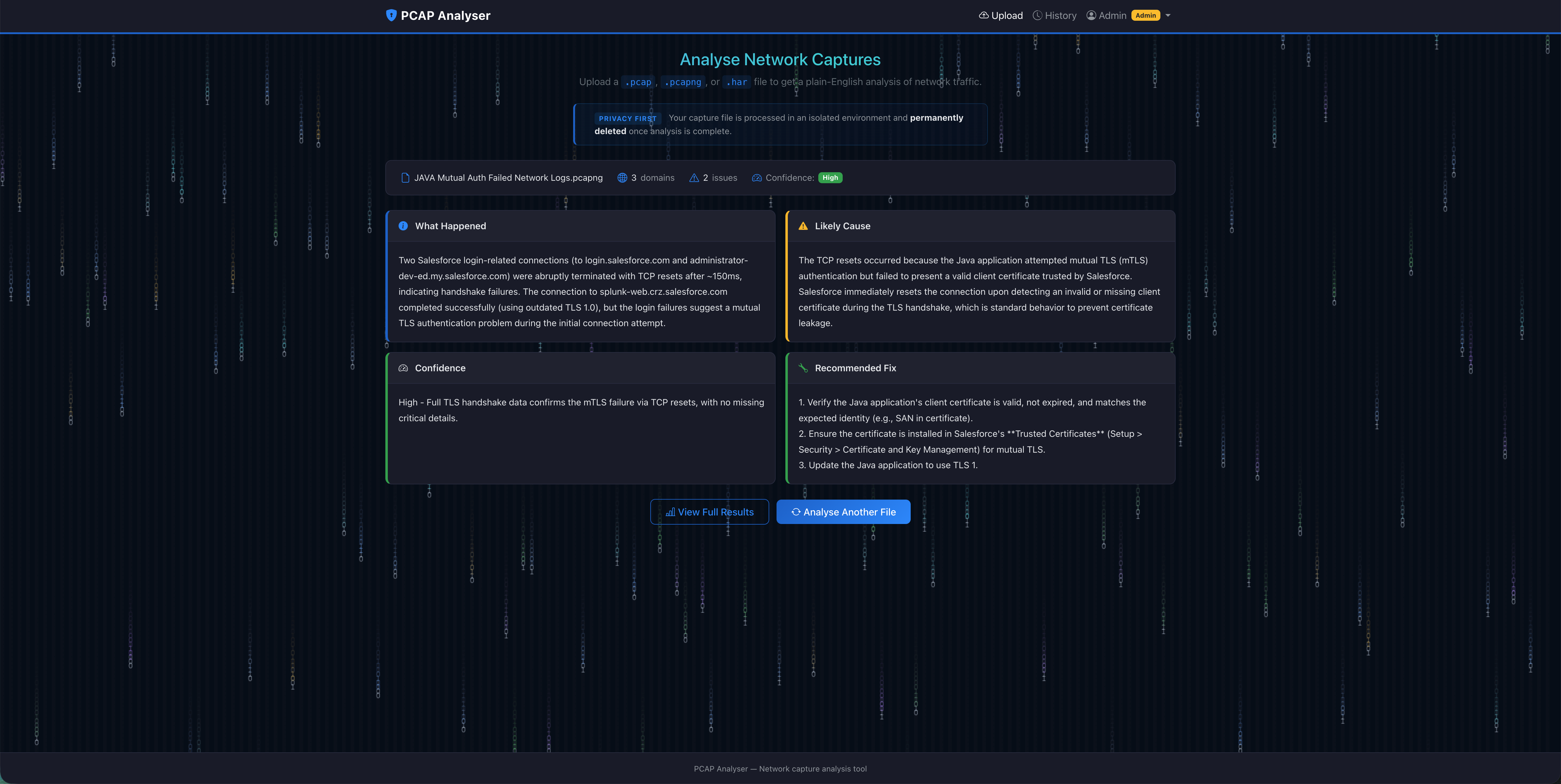 PCAP Analyser gallery image