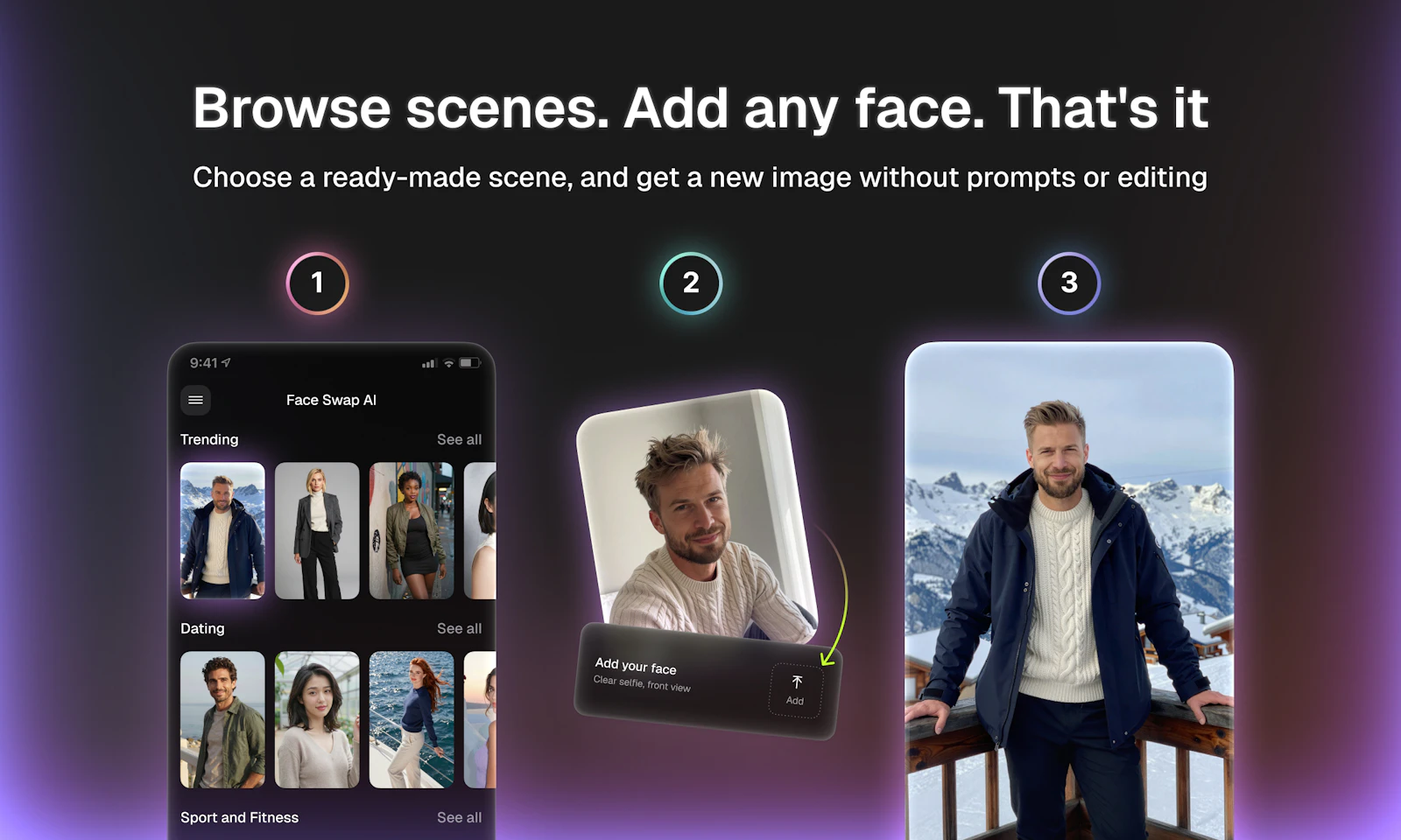 Face Swap AI · Photo Editor screenshot 3