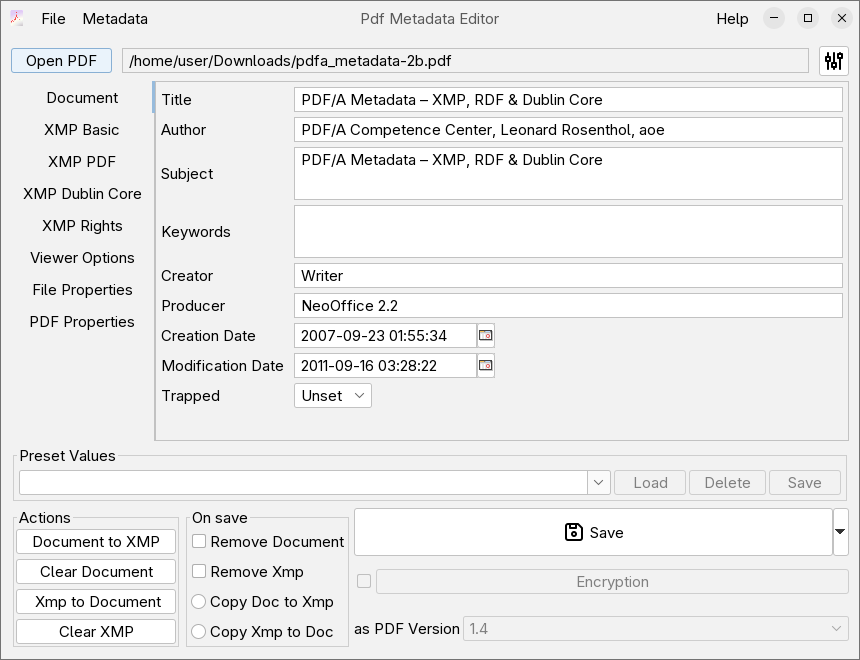 Pdf Medata Editor gallery image