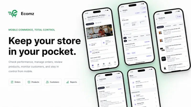 Ecomz AI Multi-Tenant SAAS Store Builder screenshot 9