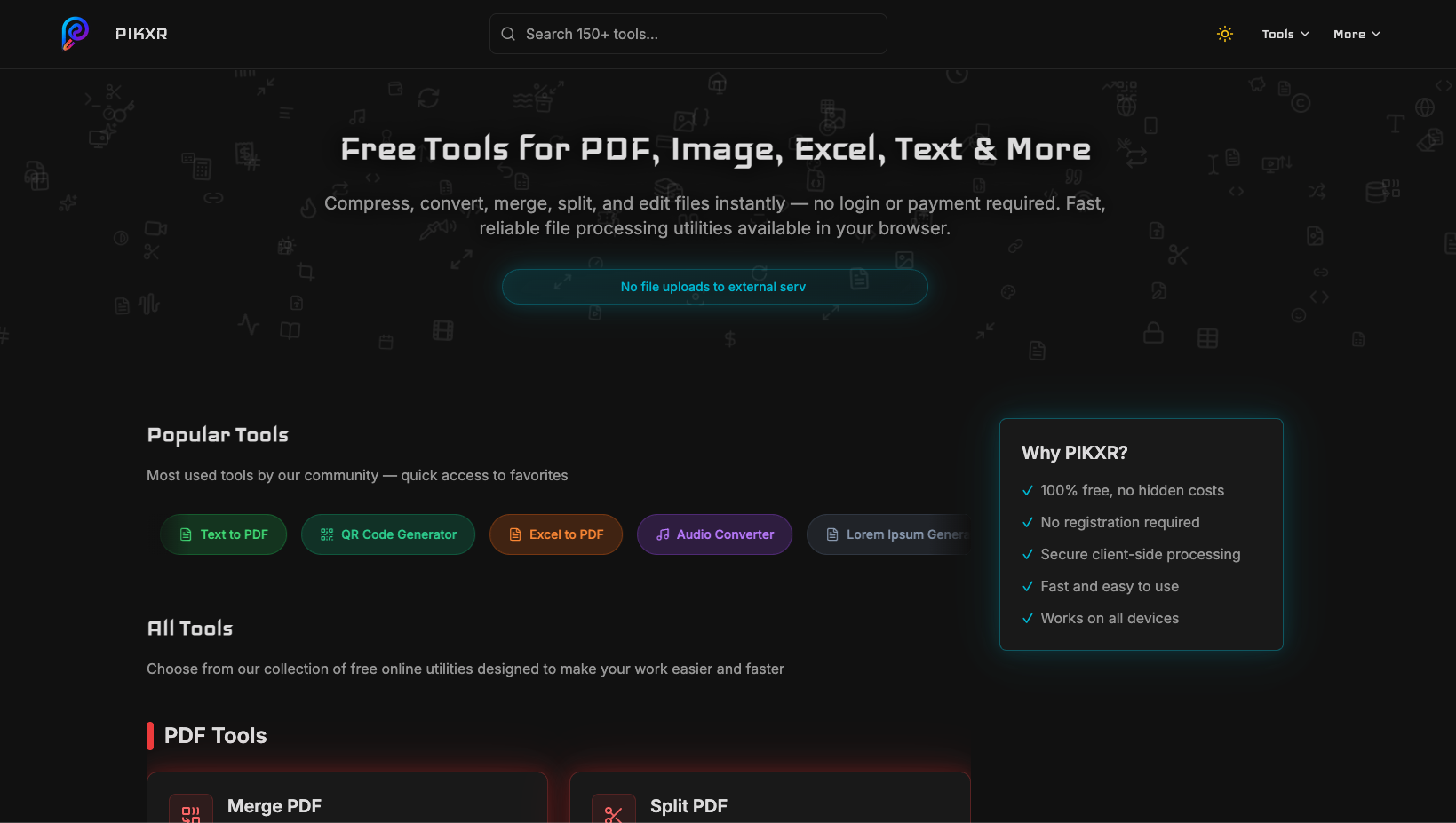 PIKXR - Screenshot 3 showing product features and functionality