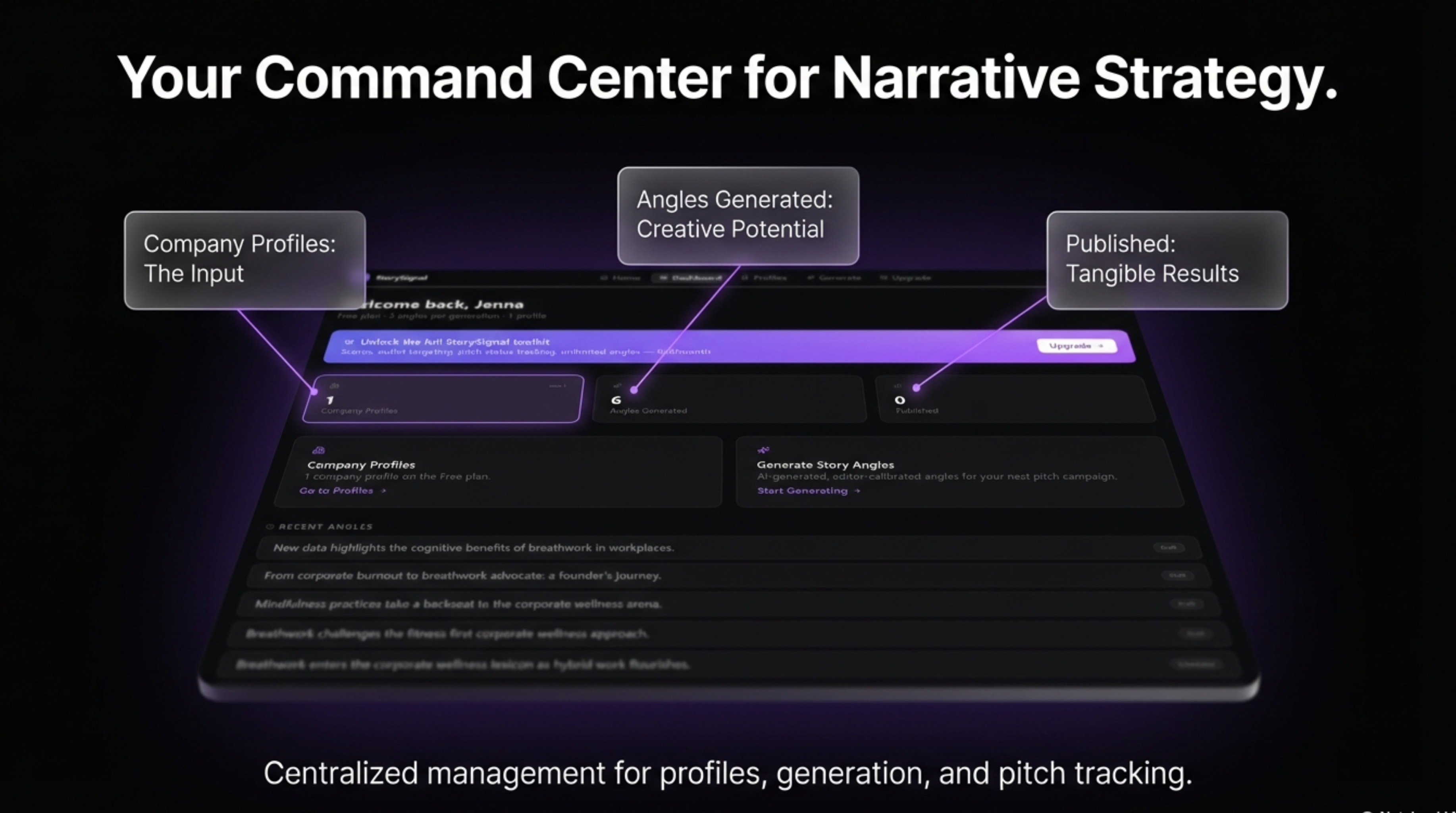 StorySignal - Screenshot 3 showing product features and functionality