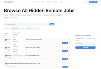 Remotlyst | Hidden Remote Jobs gallery image