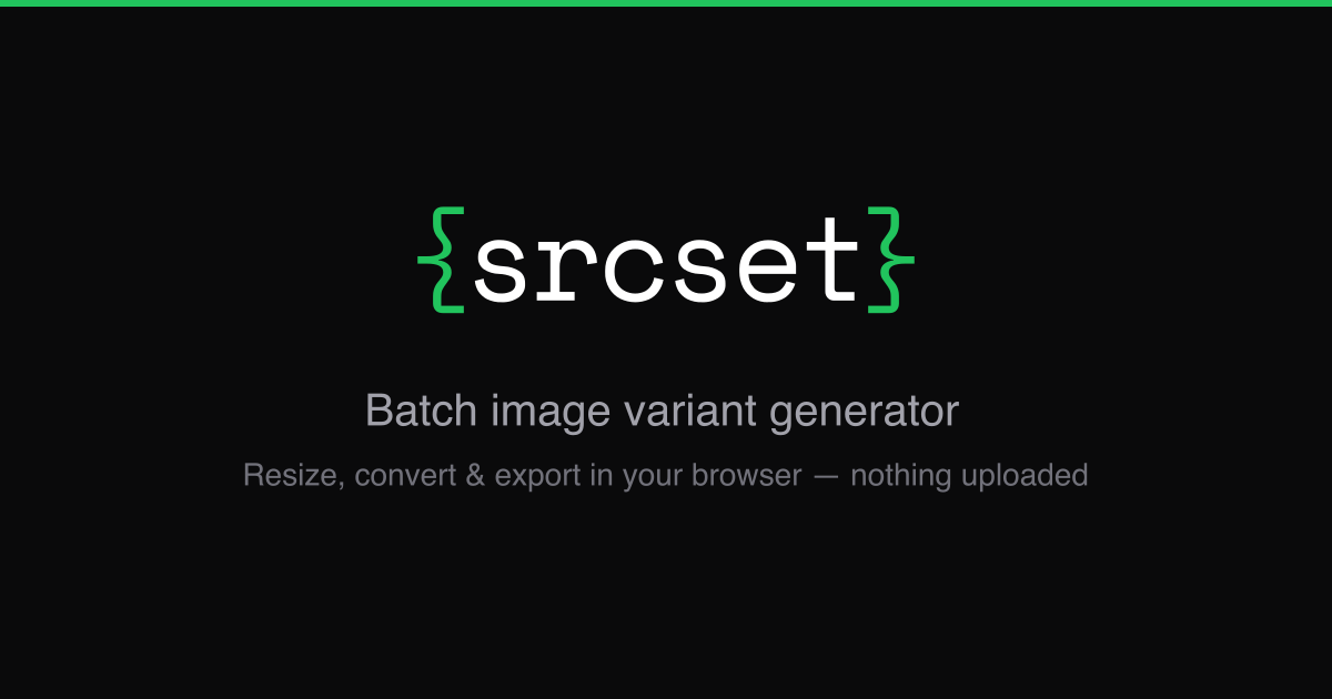 srcset gallery image