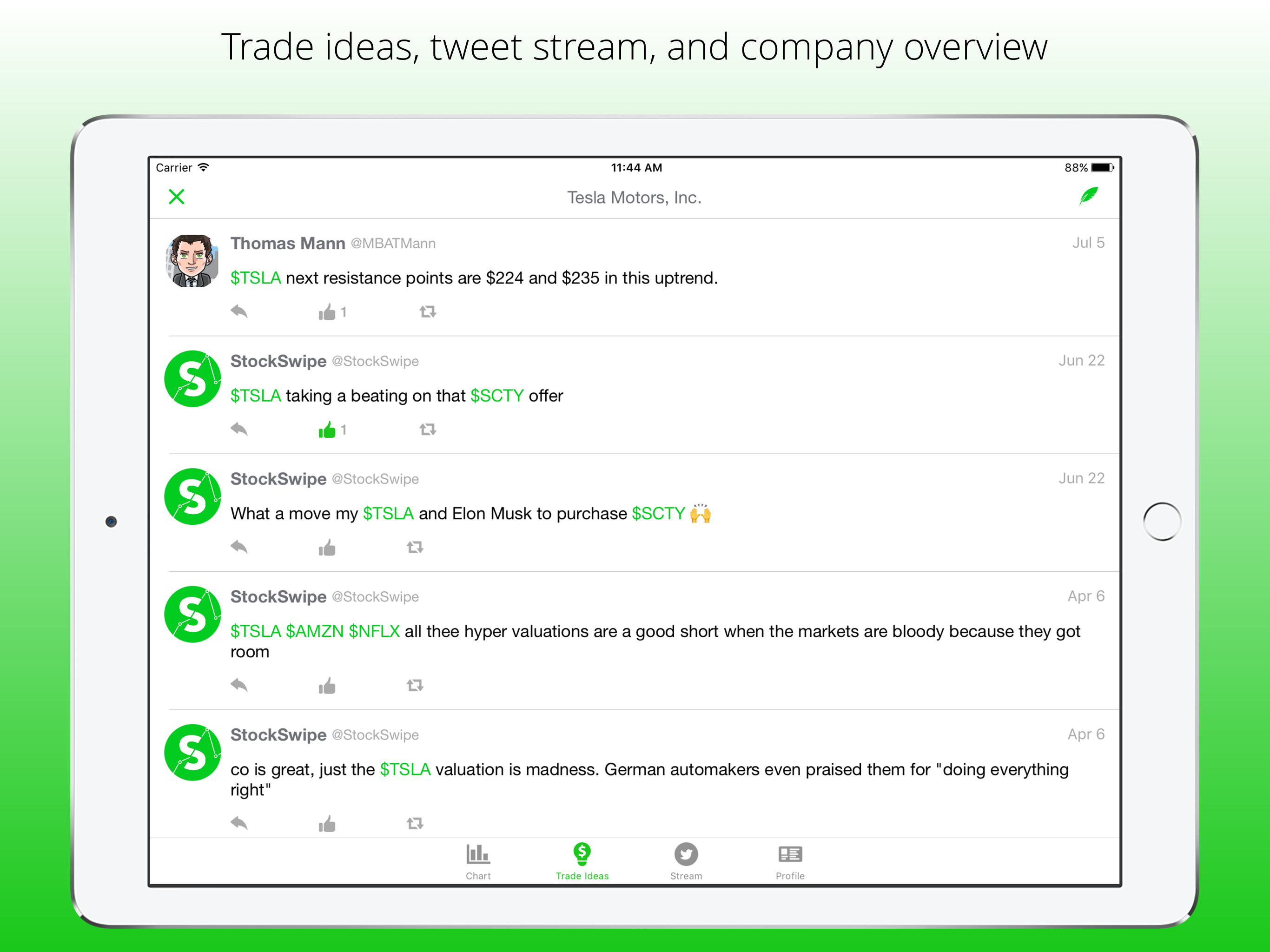 StockSwipe gallery image