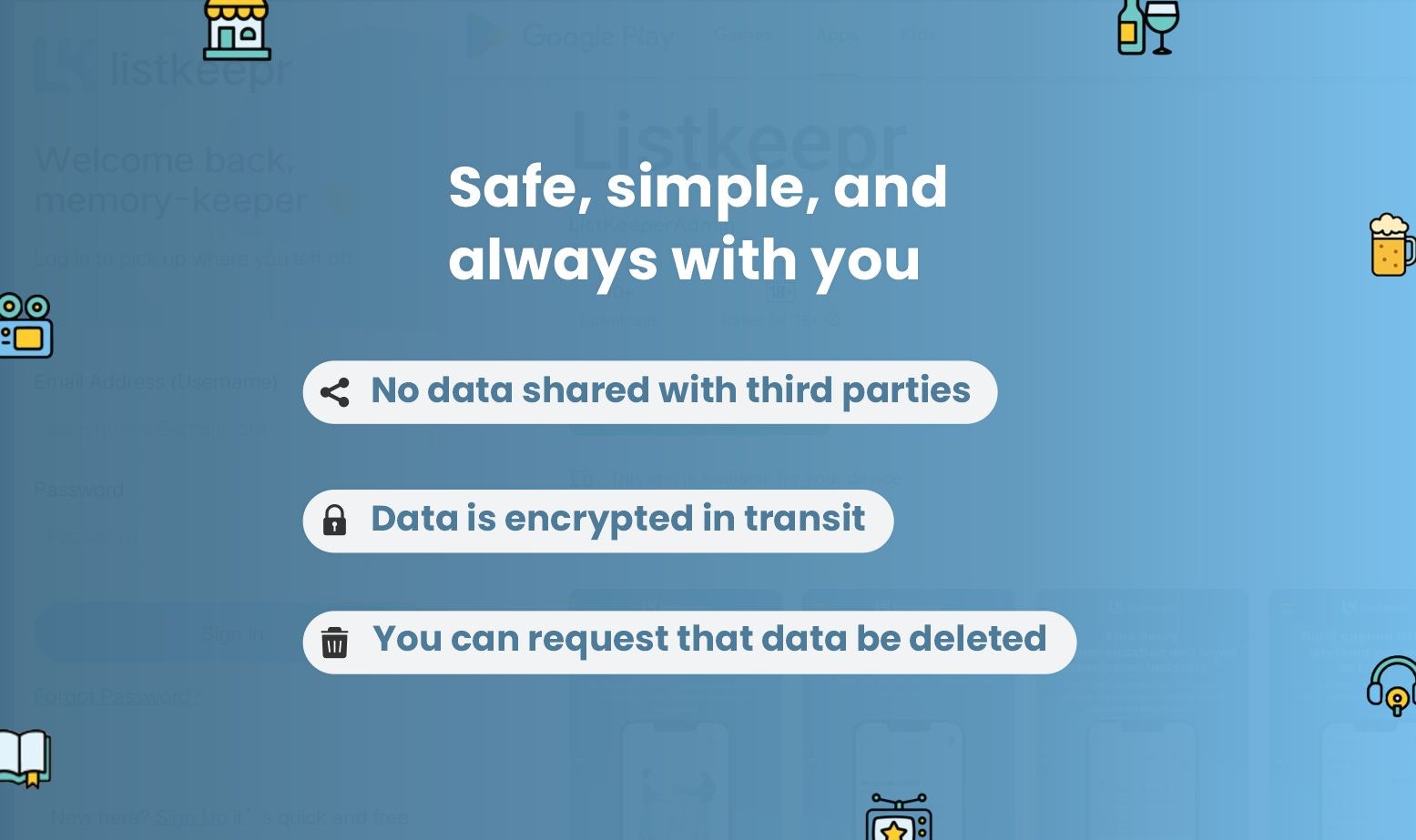 ListKeepr gallery image