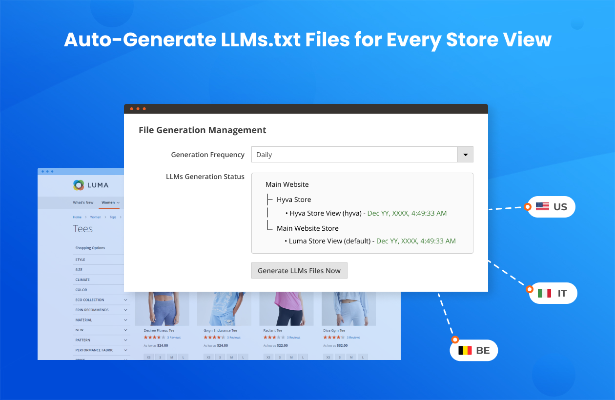 Magento 2 LLMs TXT Generator Extension gallery image