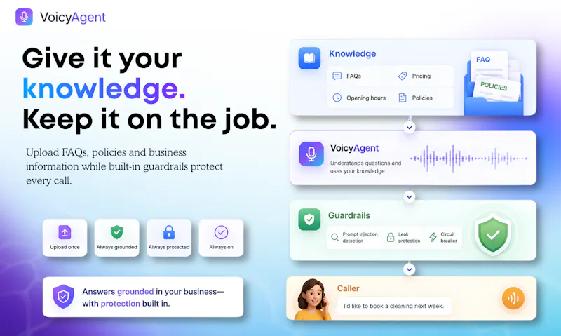 VoicyAgent - Build voice agents by chat screenshot 5