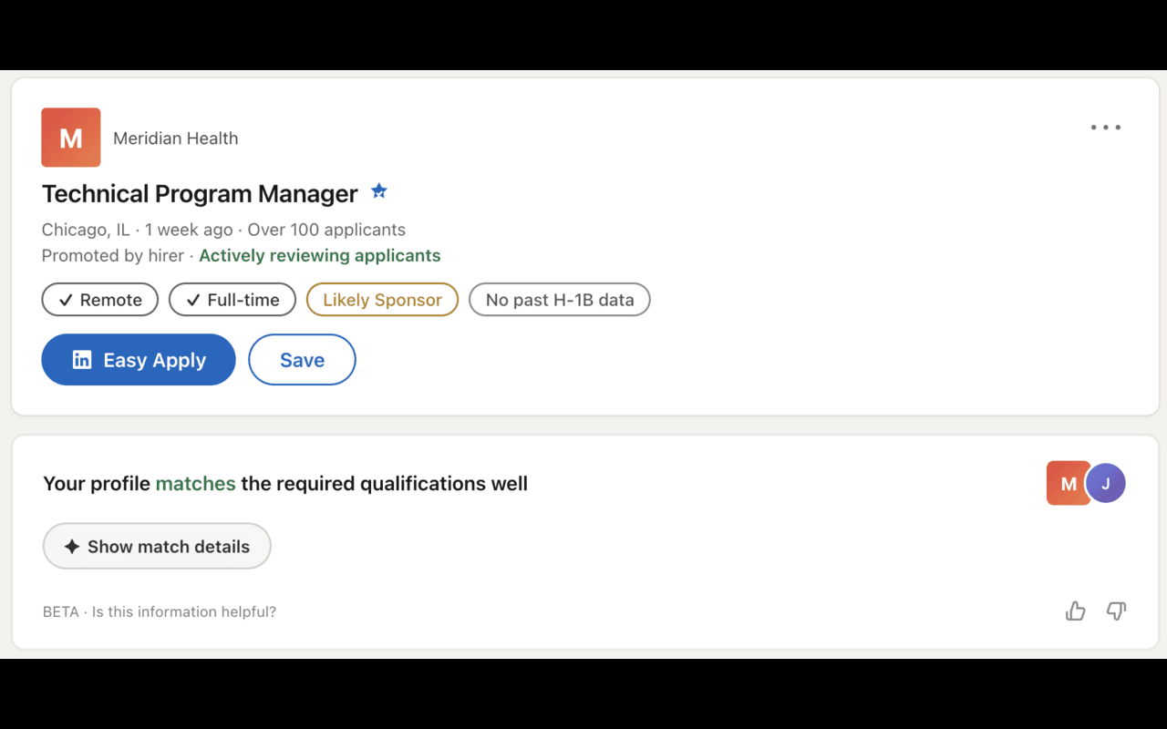 VisaCheck for LinkedIn gallery image