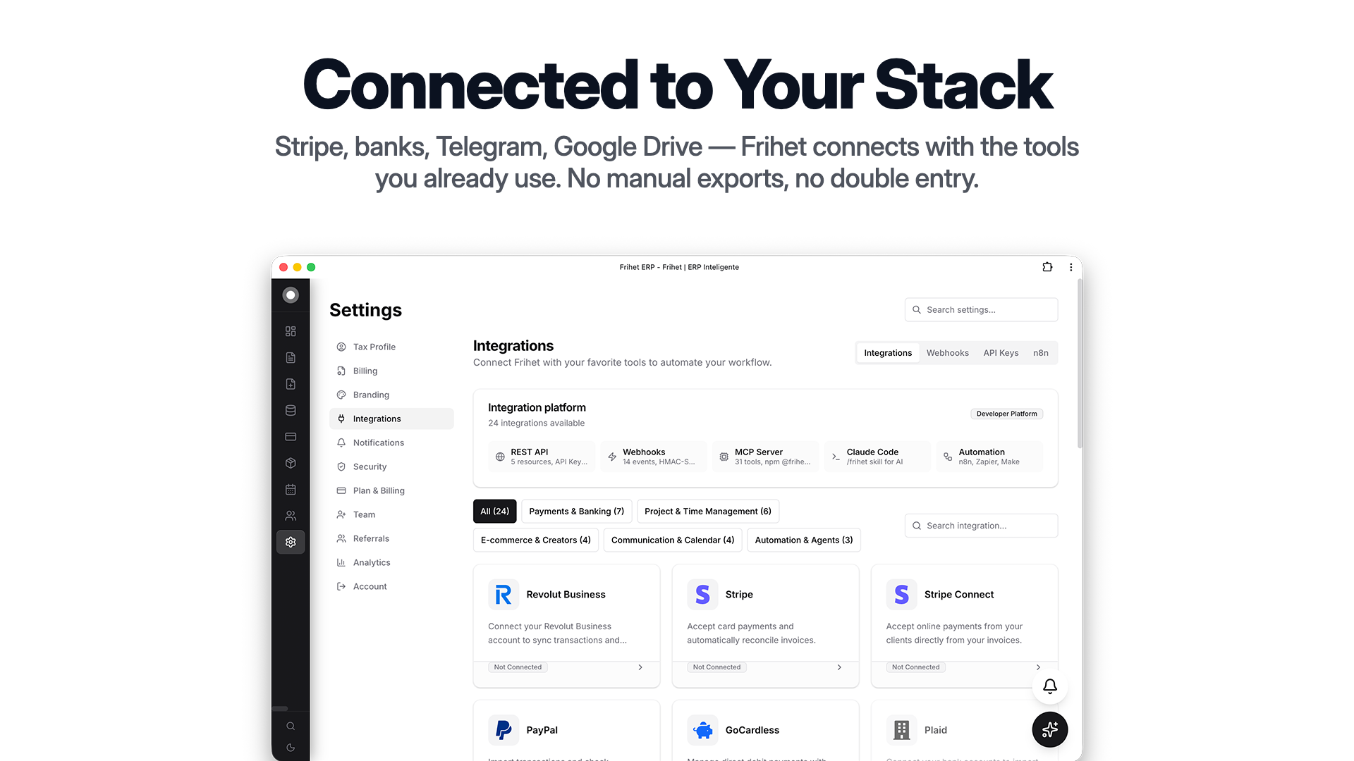Frihet - Screenshot 4 showing product features and functionality