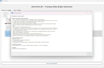 DocuTrainAI AI powered Training Videos gallery image