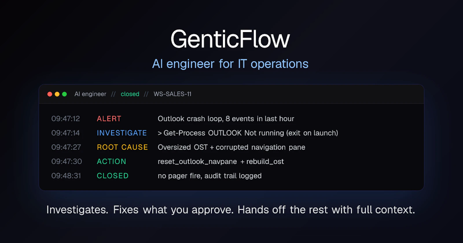 GenticFlow screenshot 1